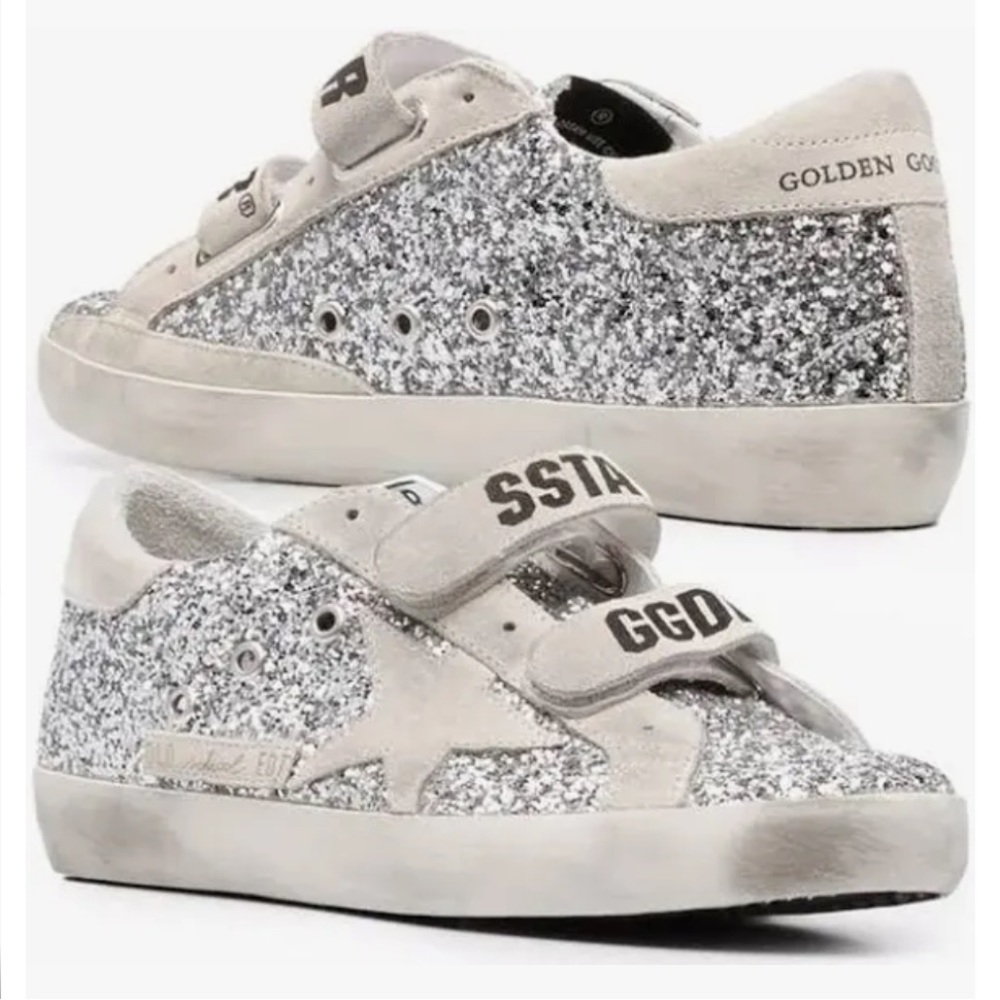Golden Goose Old School Glitter Sneaker size 39